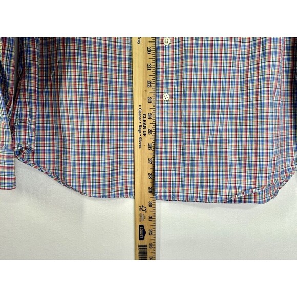 Ralph Lauren Button Down Shirt Mens XL Slim Fit Multicolor Pony Logo Long Sleeve - Picture 6 of 8